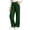 Green*Qodauz girls pants, variant on Girls Wide Led Sweatpants Pleated Elastic Waist Track Pants Baggy Straight Casual Long Trousers with Pockets 5-15 Year