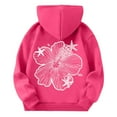 thumbnail image 6 of Tiweut Hoodies for Girls Long Sleeve Soft Sweatshirts Graphic Kids Pullovers Loose Fit Relaxed Fit Clothes 4-5 Y, 6 of 8