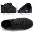 thumbnail image 4 of Ecetana Canvas Shoes for Women Slip on Casual Low Top Sneakers Womens Tennis Shoes, 4 of 7
