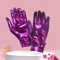 thumbnail image 5 of Adults Sequin Dance Gloves for Womens Pink Wedding Bridal Prom Tea Party Halloween 1920s Flapper Accessories, 5 of 9