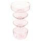thumbnail image 2 of Simple Glass Vase For Women Homeowners In Pink With Decorative Function 1Pcs, 2 of 4