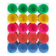 100 ct Plastic Easter Eggs Set with 2 Golden Eggs, Assorted Colors