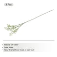 thumbnail image 3 of Chico Aliento Blanco Artificiales Flores 3 Ramas 8uds Real Toque, 3 of 6