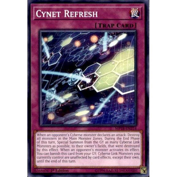 YuGiOh 2018 Mega-Tin Mega Pack Common Cynet Refresh MP18-EN214