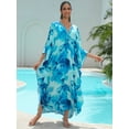 thumbnail image 3 of Women's Plus Size Kaftan Dress – Plus Size Maxi Dress Moo Moos Beach Cover Up,Bathing Suit Cover-Up Loungewear, 3 of 10