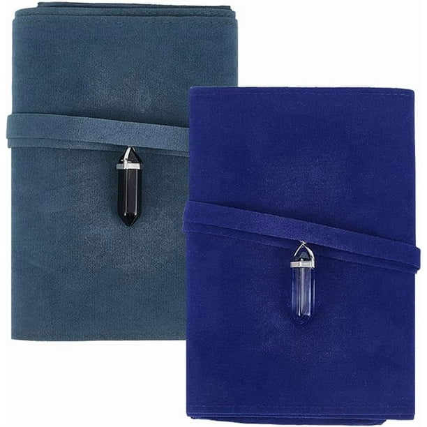 2 fundas de terciopelo para guardar cartas de tarot, con péndulo, para llevarlas