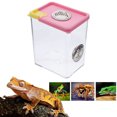 thumbnail image 5 of CTIRCHIU 1pc Acrylic Reptile Feeding Box Terrarium Habitat For Crickets And Spiders Easy To Use And Disassemble, 5 of 5