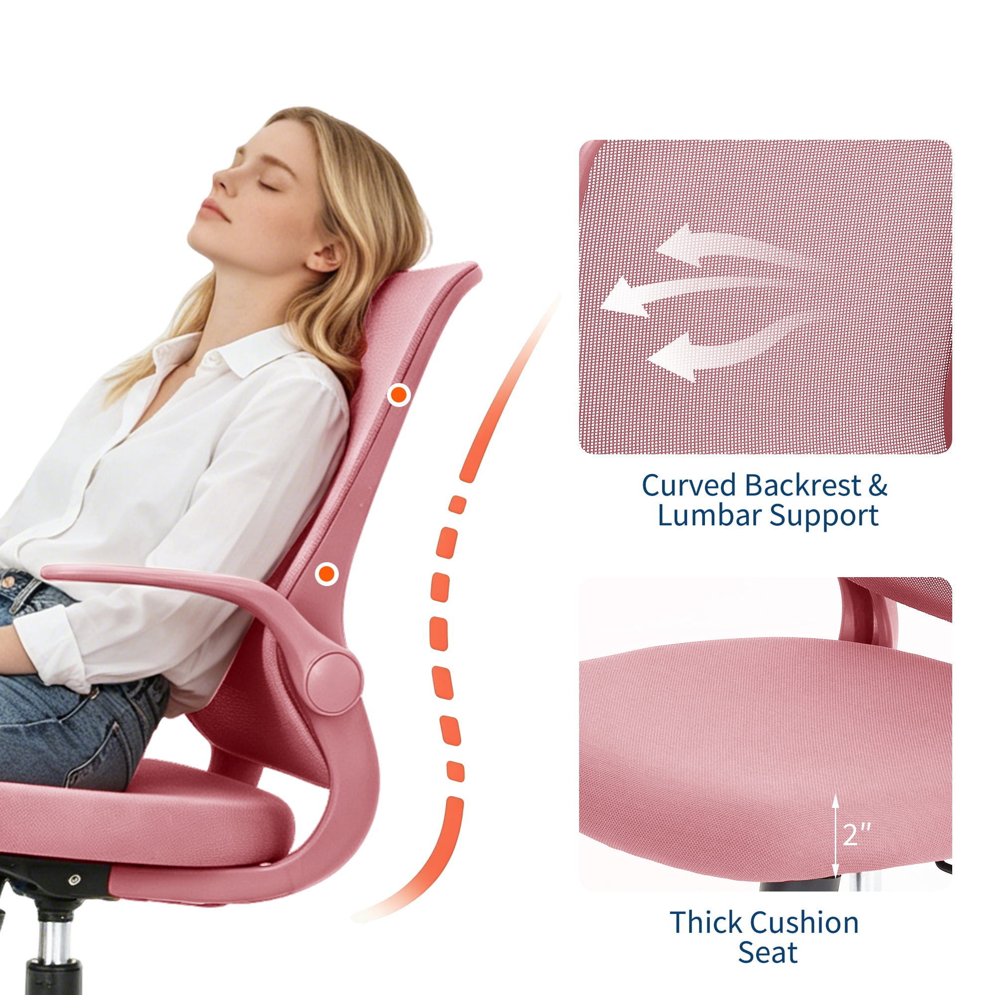 ergonomic swivel office chair adjustable product