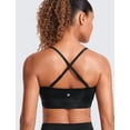thumbnail image 2 of Top deportivo CRZ YOGA Butterluxe con relleno, sin varillas, negro XL, 2 of 6