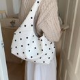 thumbnail image 5 of Hsqqdc Polka Dot Pattern Shoulder Bag, Large Capacity Casual Tote Hasp Handbag, 5 of 7