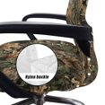 thumbnail image 5 of Renewold Camo Hunting Forest Pine Cone Office Chair Cover Universal Rotating Boss Chair Cover Printed Desk Chair Protector Stretch Fabric Cover with Elastic Bottom, S, 5 of 7
