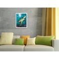 thumbnail image 4 of Hawaiian Green Sea Turtle - From an Original Color Painting by Scott Westmoreland - Fine Art Rolled Canvas Print 16in x 20in, 4 of 4