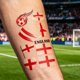 thumbnail image 5 of Flag Temporary Tattoos Suitable For Various Football Matches And Cheerleading Events Temporary Face Tattoos, 5 of 5