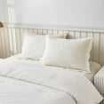 thumbnail image 2 of MarCielo 2-Piece 100% Cotton Quilted Pillow Shams Embroidered Farmhouse Pillow Shams PJ, 2 of 5