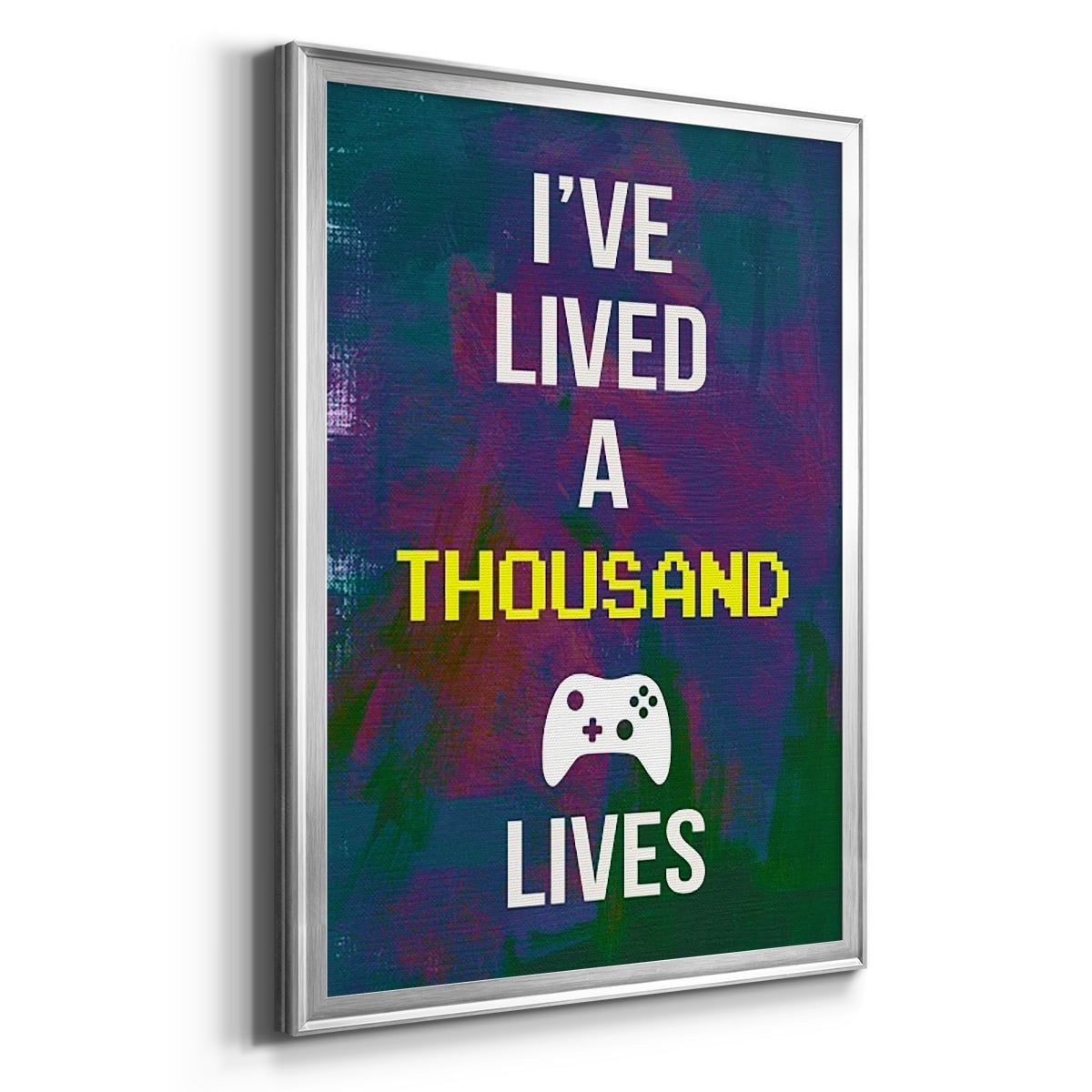 Gamer at Play I Premium Framed Print, in Gold, Black, or Silver - Ready to Hang