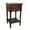 Dark Brown/Wood, variant on Urban Designs Wooden Accent Table / Nightstand with Drawer and Bottom Shelf – 29" H, 16" L x 16" W - Brown
