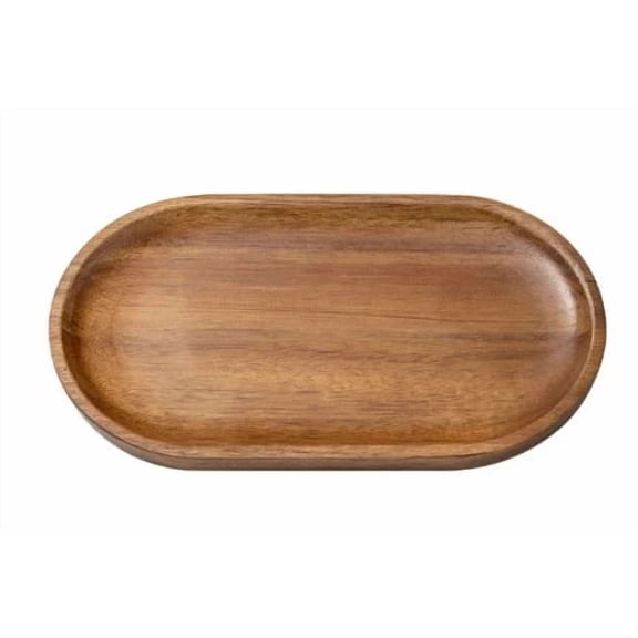 Small Wooden Platters Rectangle Oval Charcuterie Boards Acacia Wood Serving Trays Home Decor Cheese Board Cake Appetizer Plates Kitchen Charcuterie Platter for Food Dish Dessert Snack Tray