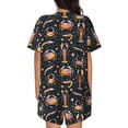 thumbnail image 3 of Lsque Various Crustaceans Women's Short-Sleeved Pajama Set - 2 Piece Soft and Lightweight Sleepwear Set-3X-Large, 3 of 9