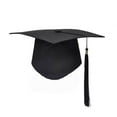 thumbnail image 1 of Chapeau de Diplômé Universitaire avec Pompons et Mortier, 1 of 5