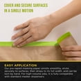 thumbnail image 4 of Dura-Gold Pre-Taped Masking Paper for Painting (Variety Pack 6", 12", 18", 24" x 50' Rolls) Tape and Drape Painters Paper, Protective Covering, Overspray Barrier, Home Renovation, Walls Furniture, 4 of 6