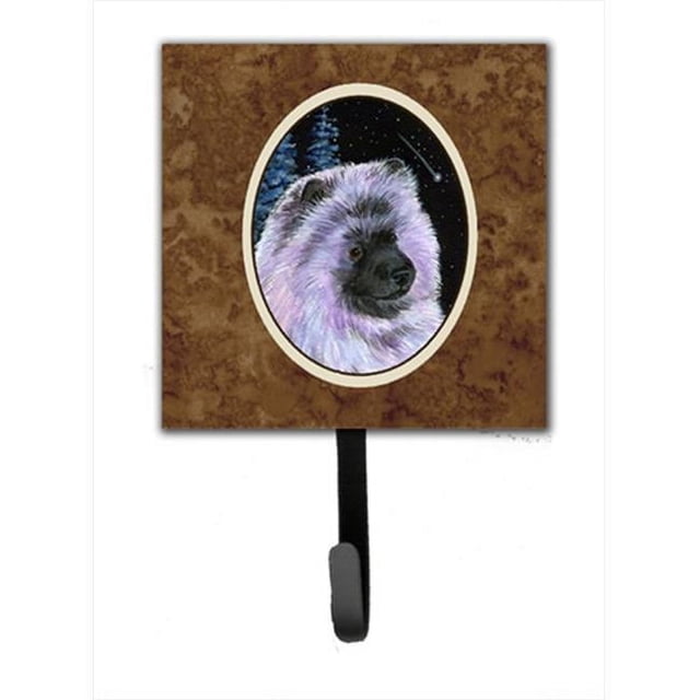 Carolines Treasures SS8412SH4 Starry Night Keeshond Leash Holder Or Key Hook