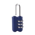 thumbnail image 2 of Combination Password Lock, Durable 3-Digit Password Lock, Blue For Suitcase Luggage, 2 of 8