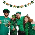 thumbnail image 6 of 48in St Patricks Day Banner Decorations, Irish Party Hanging Shamrock Garland Decor,for Home Party St Pattys Day Banner Decor Birthday Banner, 6 of 7