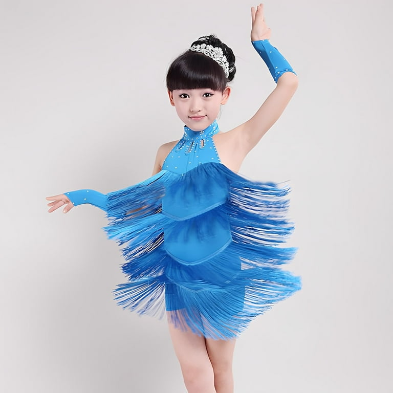 Little Girls Sequin Dance Dress Hip Hop Jazz Performance Outfit Costume for Kids Shiny Dance Uniforms Walmart