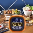 thumbnail image 3 of Double Needle Food Thermometer Kitchen Baking Touch Digital Display Thermometer Probe Type Meat Barbecue Thermometer,1 * Food thermometer kit,Orange, 3 of 9