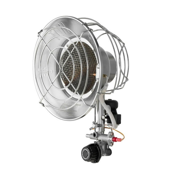 PropaneHeater 15000 BTU Infrared Portable Outdoor Heater with Trolley - Single Hose, Camping, Patio,Fishing