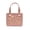 Pink (with decoration), variant on Eyucdvc Multifunctional Waterproof Handheld Storage Tote Bag, Portable Hollow Design Carry Bag with Detachable Decor Ornaments for Picnic Beach Shopping
