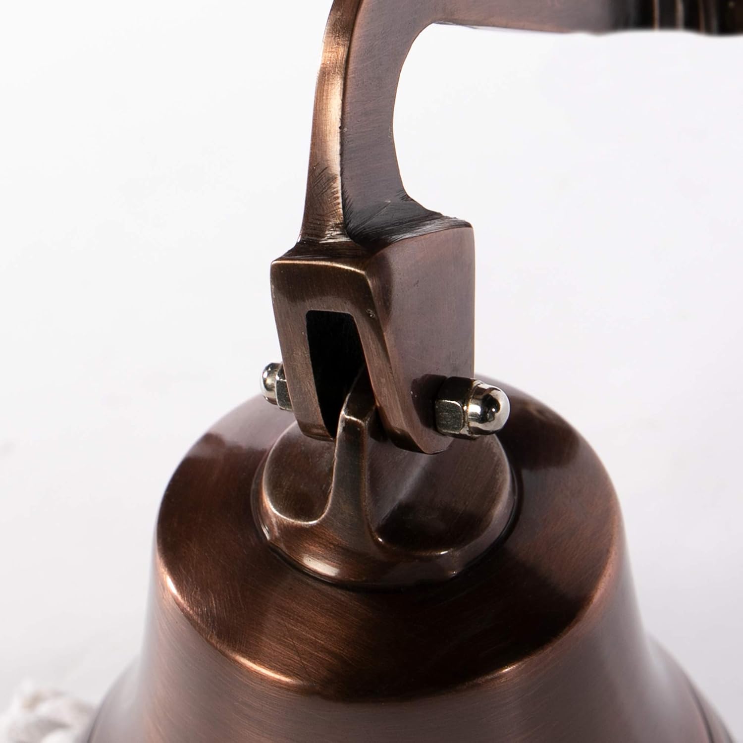 Wall Mounted Traditional Door Bell - Bronze | Nautical Themed Ship Bell Ringer | Ideal for Home
