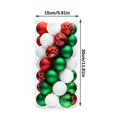 thumbnail image 4 of Red White Blue Christmas Ball Ornaments Set 50 Count 2.4 Inch Shatterproof Tree Decor, 4 of 8