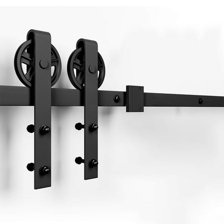 8ft Heavy Duty Vintage Style Sliding Barn Wood Door Track Rail
