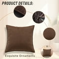 thumbnail image 2 of AUQ 2Pcs Decorative Pillow Covers Removable Cover Pillow Covers 16X16 Breathable Design Outdoor Pillow Covers Style1, 2 of 7