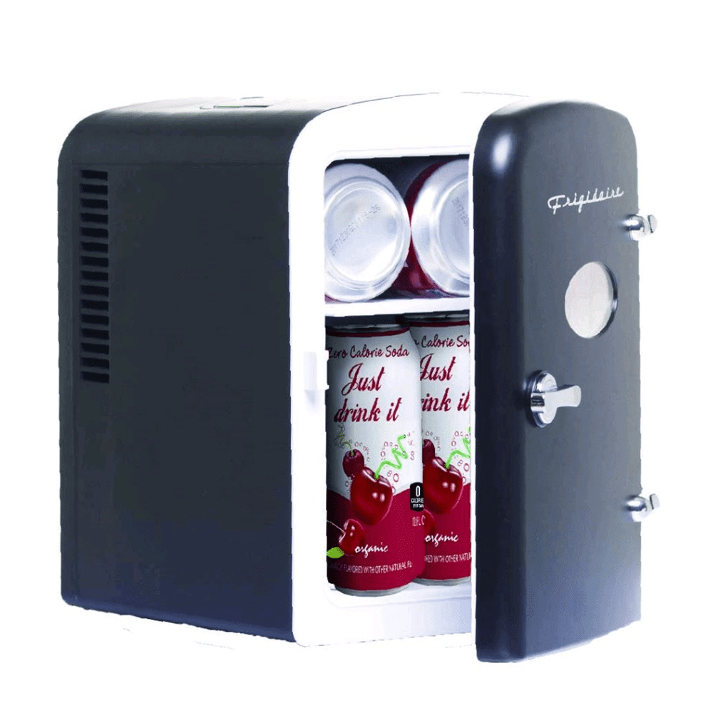 Restored Frigidaire Portable Retro 6Can Mini Fridge Beverages