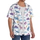 thumbnail image 2 of Fotbe Dinosaur Camisa Estampada de Manga Corta para Hombre, Casual de Verano, Estilo Playero, Sin Arrugas-Large, 2 of 5