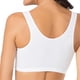 thumbnail image 3 of Sujetador deportivo Lorddream para mujer, estilo tirantes, paquete de 3, blanco - S, 3 of 8