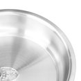 thumbnail image 3 of Assiette Profonde en Acier Inoxydable 24cm - Plat de Service Durable pour Salade et Soupe pour Cuisine Maison, Poli Miroir, Résistant à la Rouille, Empilable avec Bords Arrondis Lisses, 3 of 5