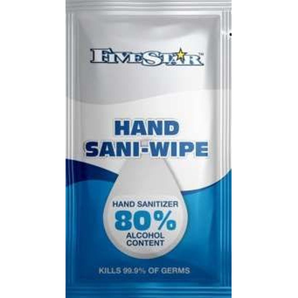 Five Star Hand Sani Wipe 1000 Per Case Walmart Com Walmart Com