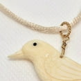 thumbnail image 3 of White Raven Carved Bone w / 14Kgf Pendant 510804G, 3 of 3