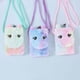 thumbnail image 2 of Plush Messenger Bag Unicorn Crossbody Bag Kawaii Purse Cellphone Shoulder Bags for Girls Women, 2 of 4