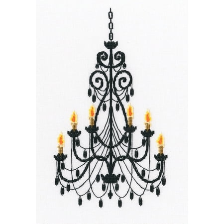UPC: 4742022976203 | Luxurious chandelier M802 Counted Cross Stitch Kit