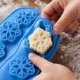 thumbnail image 5 of JuDWoC Christmas Silicone Mold 10.62 Inch Creative Character Baking Pan Food Grade Non Stick Biscuit Cookie Base Reusable Detailed Festive Pudding Form for Handmade Soap Candy Mousse, 5 of 8