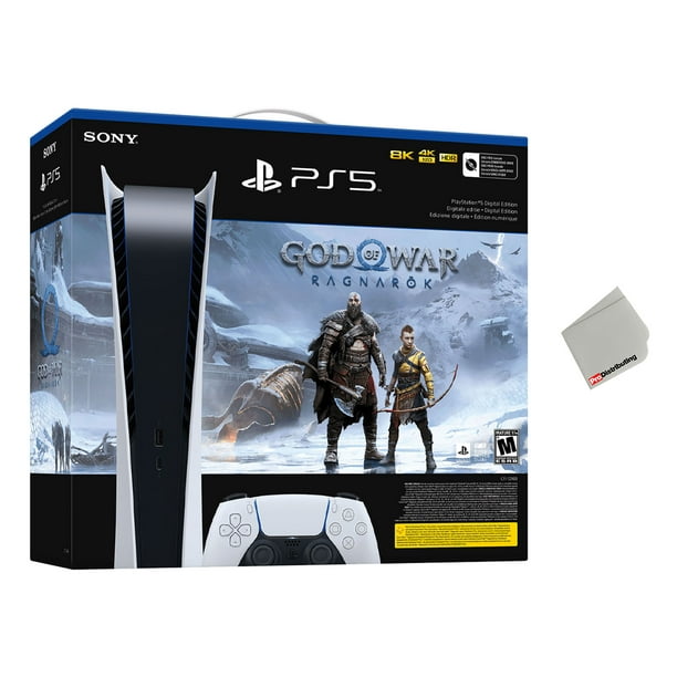 Sony Playstation 5 Digital God of War Ragnar�k Bundle Microfiber Cloth -
