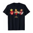 thumbnail image 2 of 【New style】Three Sacred Hearts Of Jesus Mary Joseph JMJ Catholic T-Shirt Graphic Tees Short Sleeve Casual Women T Shirts 100% C, 2 of 7