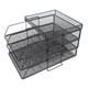 thumbnail image 4 of Estante Para Archivos De Escritorio, Diseño Hueco De Malla De Gran Capacidad Estante Para Archivos Resistente Y Duradero Diseño Separable Para La Oficina Para El Hogar Para El ANGGREK Otros, 4 of 8
