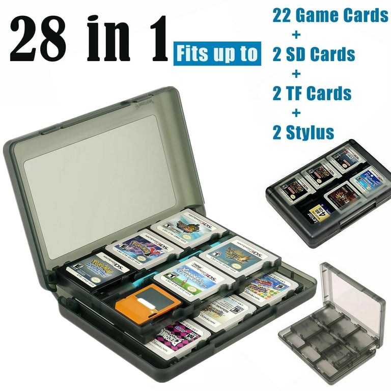 bibliotek orm centeret Dazone 1 Pack 28 in 1 Plastic Game Card Case Holder Box Storage Cartridge,  for Nintendo New 3DS / 3DS / Dsi / Dsi XL / Dsi LL/ DS / DS Lite -  Walmart.com