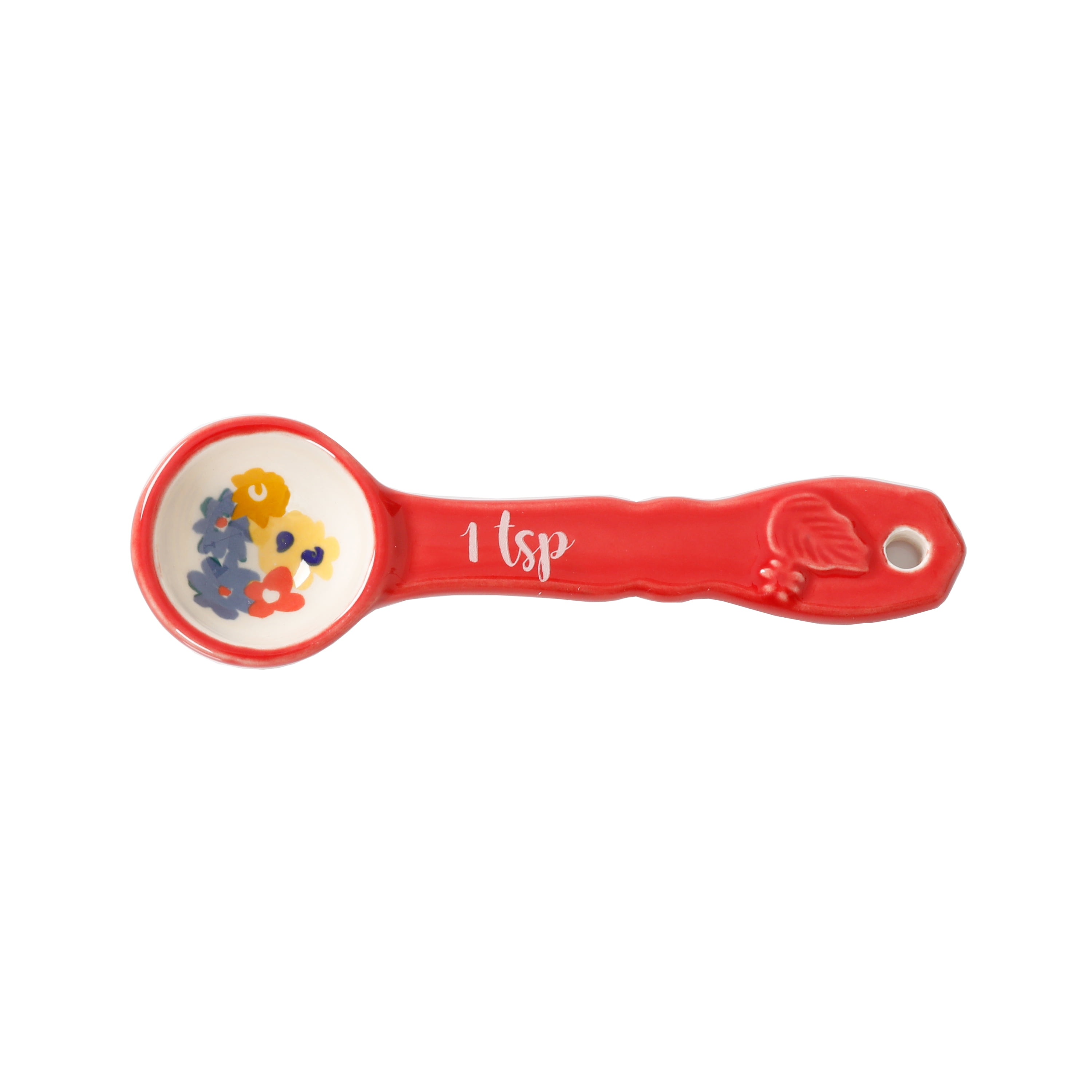 The Pioneer Woman Dazzling Dahlias 9-Piece Stoneware Measuring Set