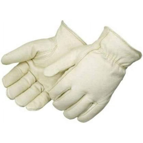 Premium Pigskin Drivers Glove, Red Fleece Lined With Keystone Thumb, Size Large, Sold By Pair